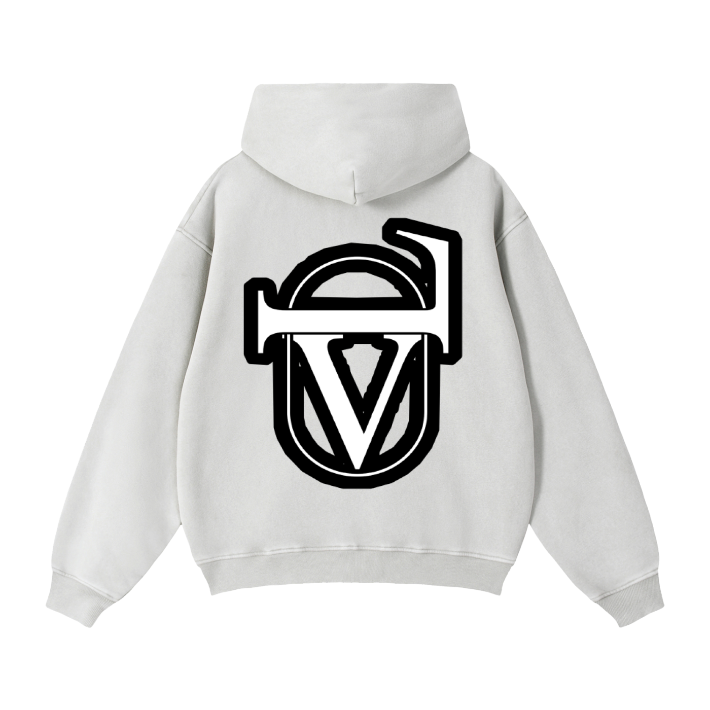 Zip-Through Boxy Fleece Hoodie