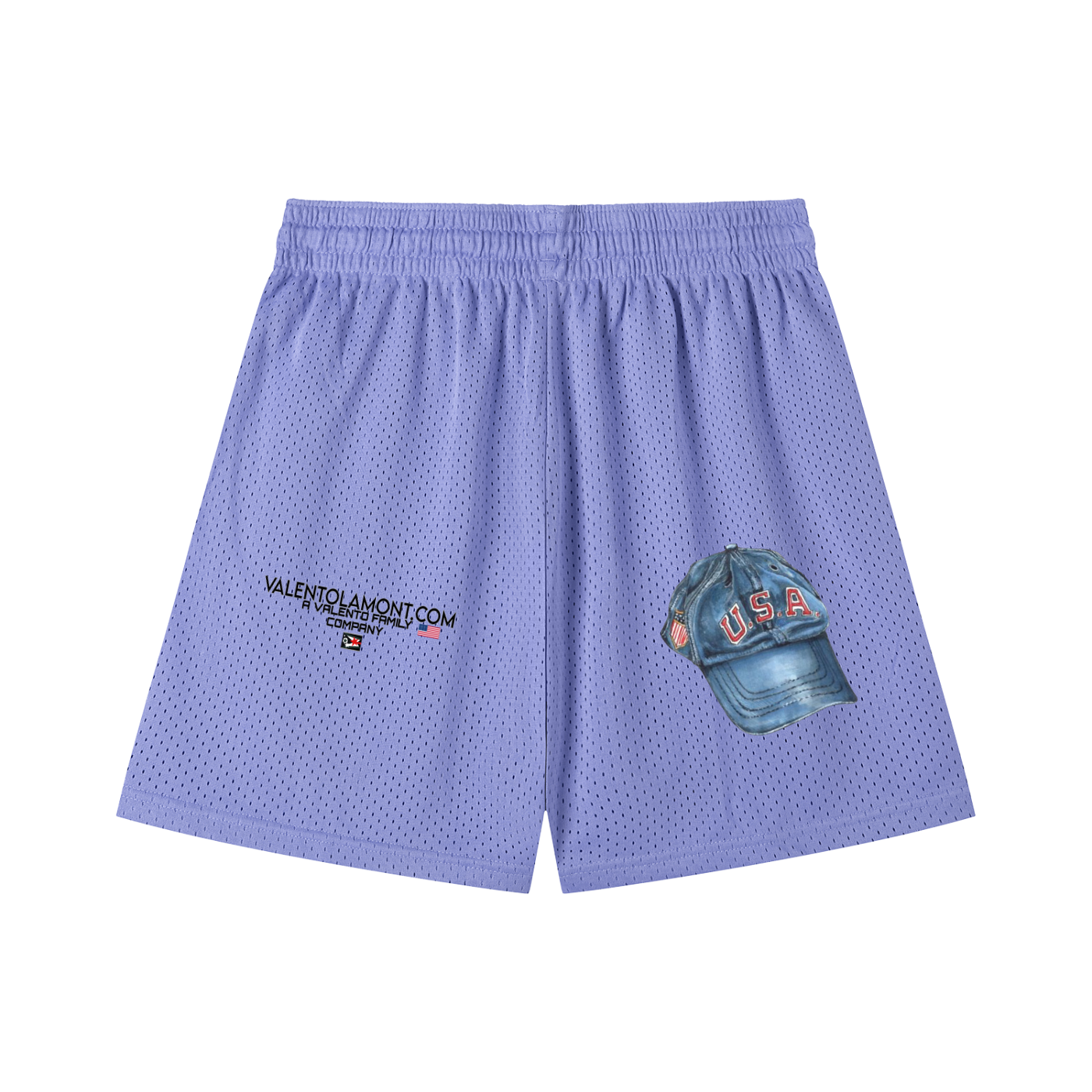 Mesh Drawstring Shorts