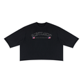 Unisex Mineral Wash Raw Hem Boxy T-Shirt