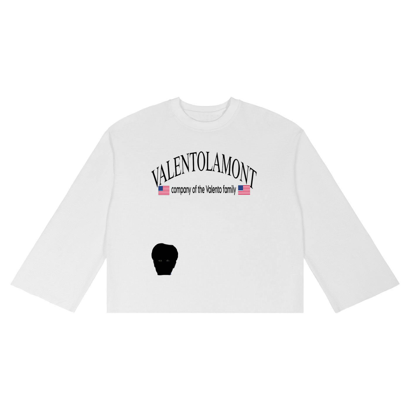 V Waffle Raw Edge T-Shirt