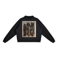 Essential Fleece Mock-Neck Crew Sweatshirt