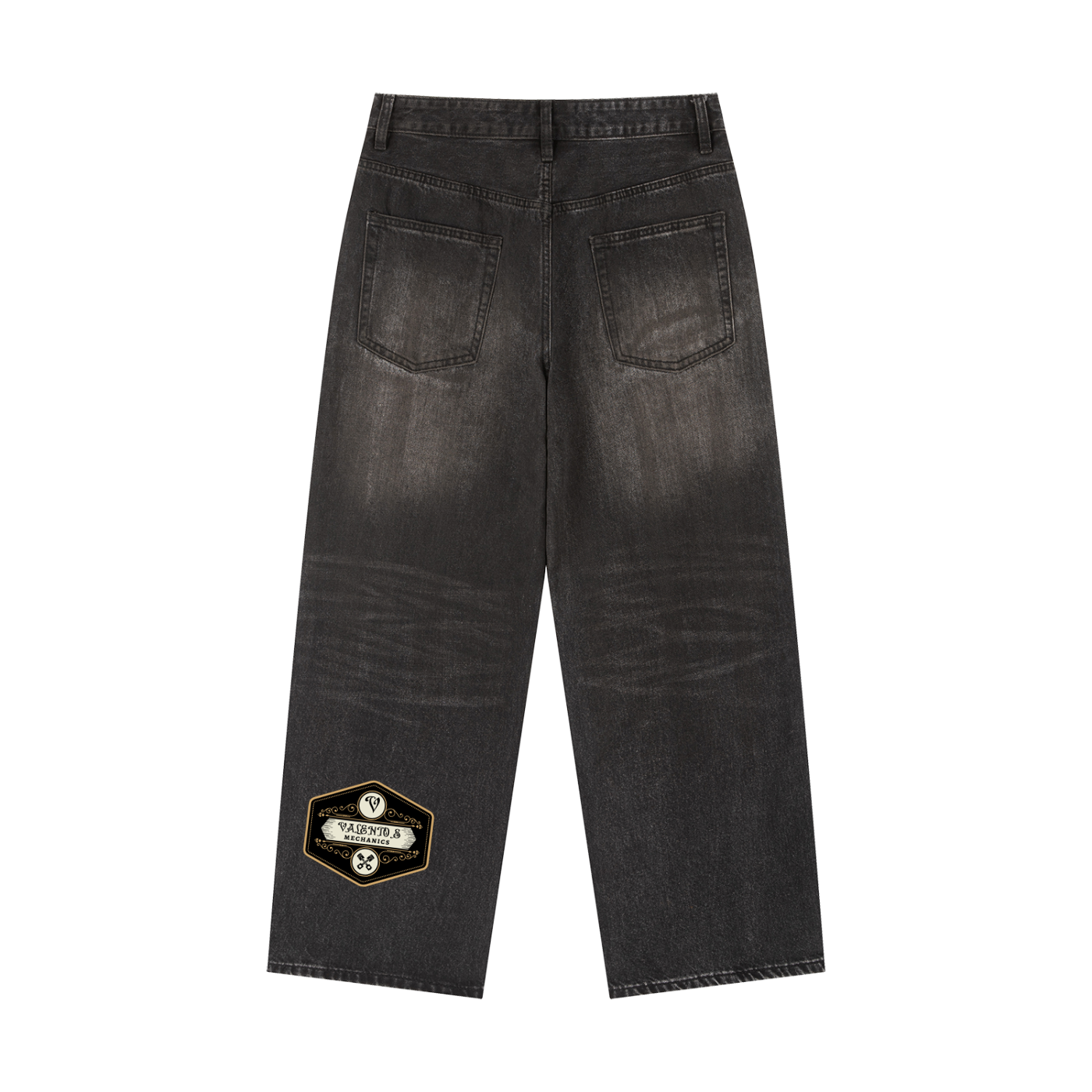 Vintage Wash Heavyweight Denim Jeans