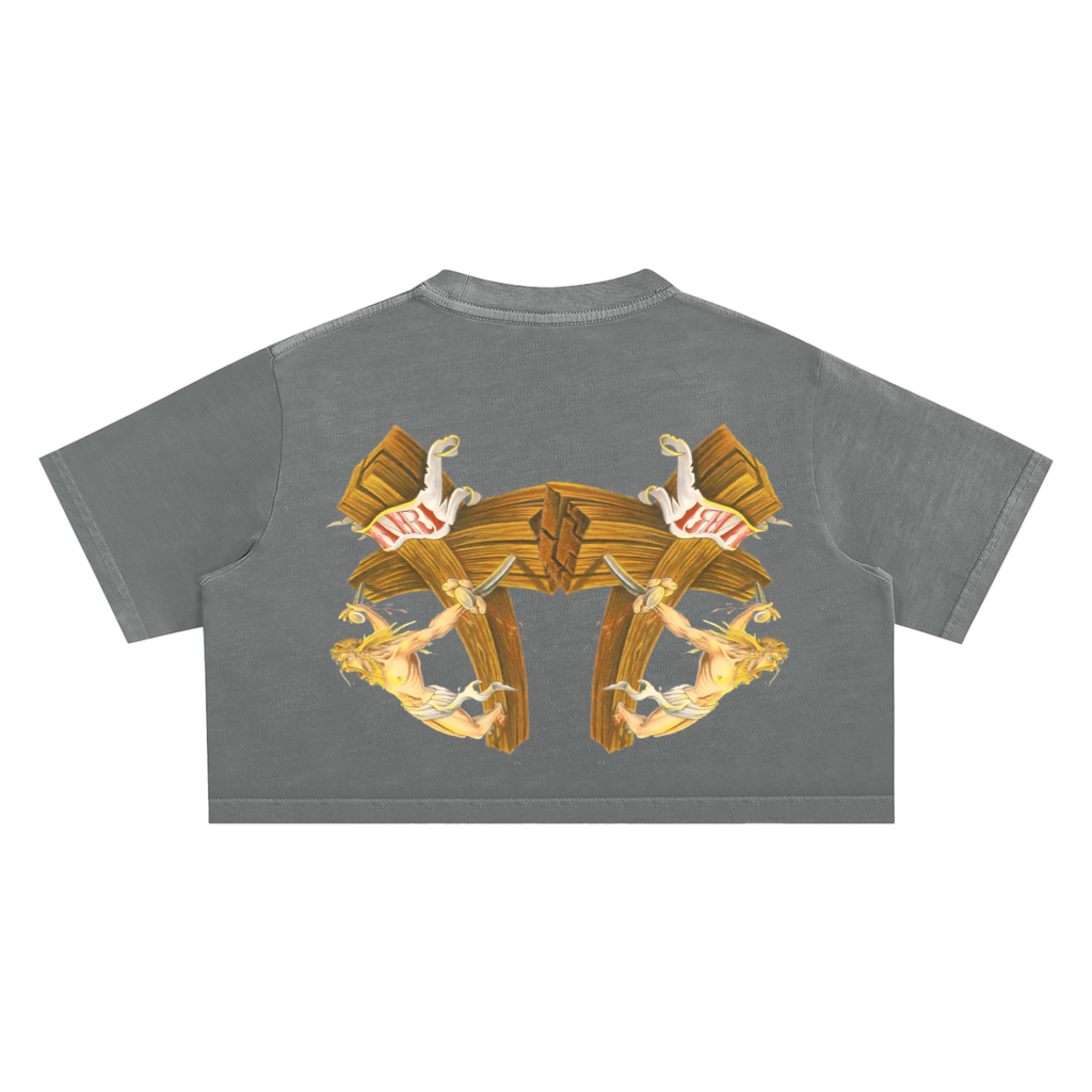 Snow Washed Crop Top