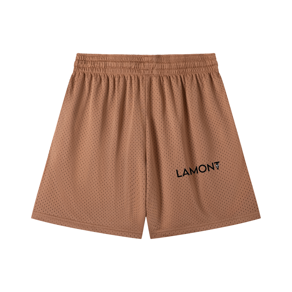 Mesh Drawstring Shorts