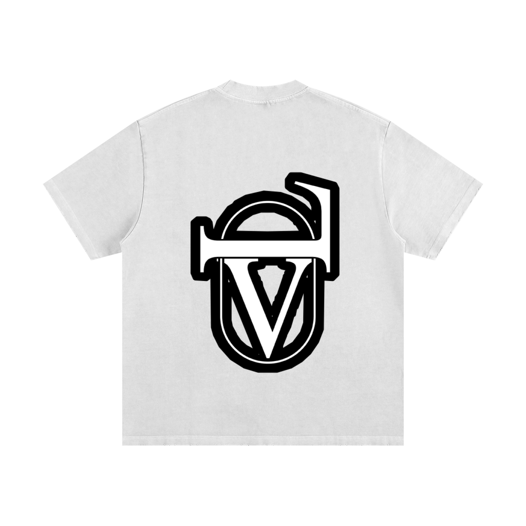 Heavyweight Vintage Washed Frayed T-Shirt