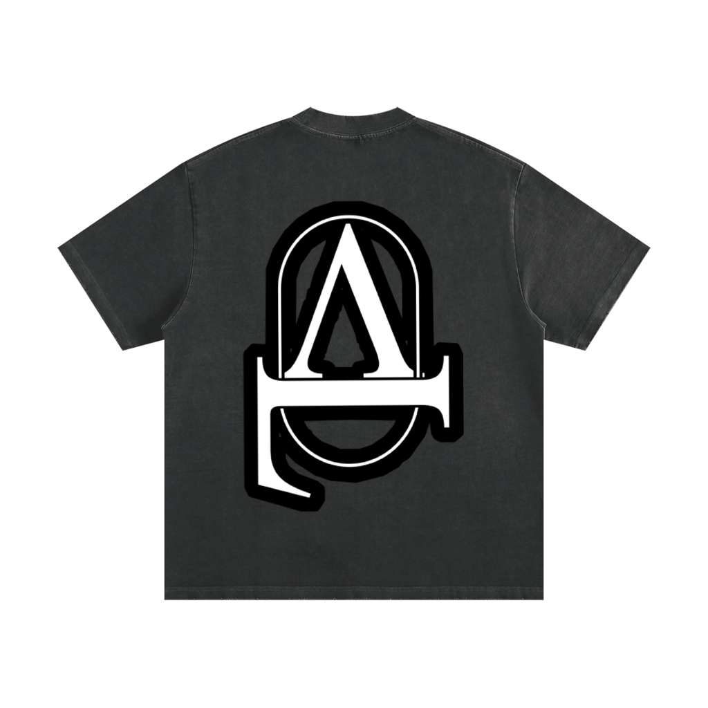 Heavyweight Vintage Washed Frayed T-Shirt