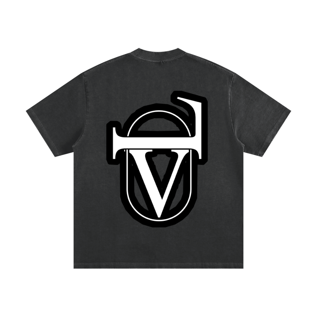 Heavyweight Vintage Washed Frayed T-Shirt