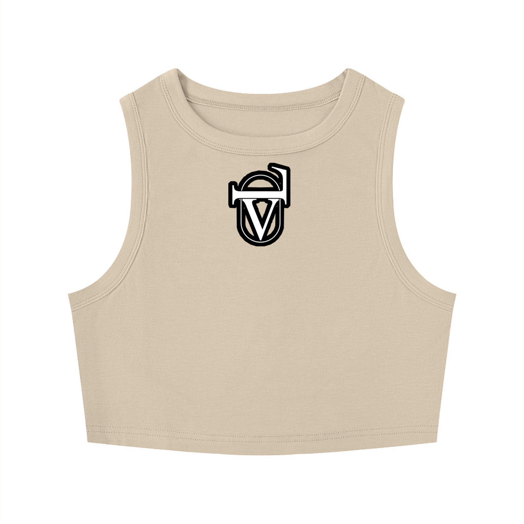 Women's Tight Crewneck Crop Tank Top