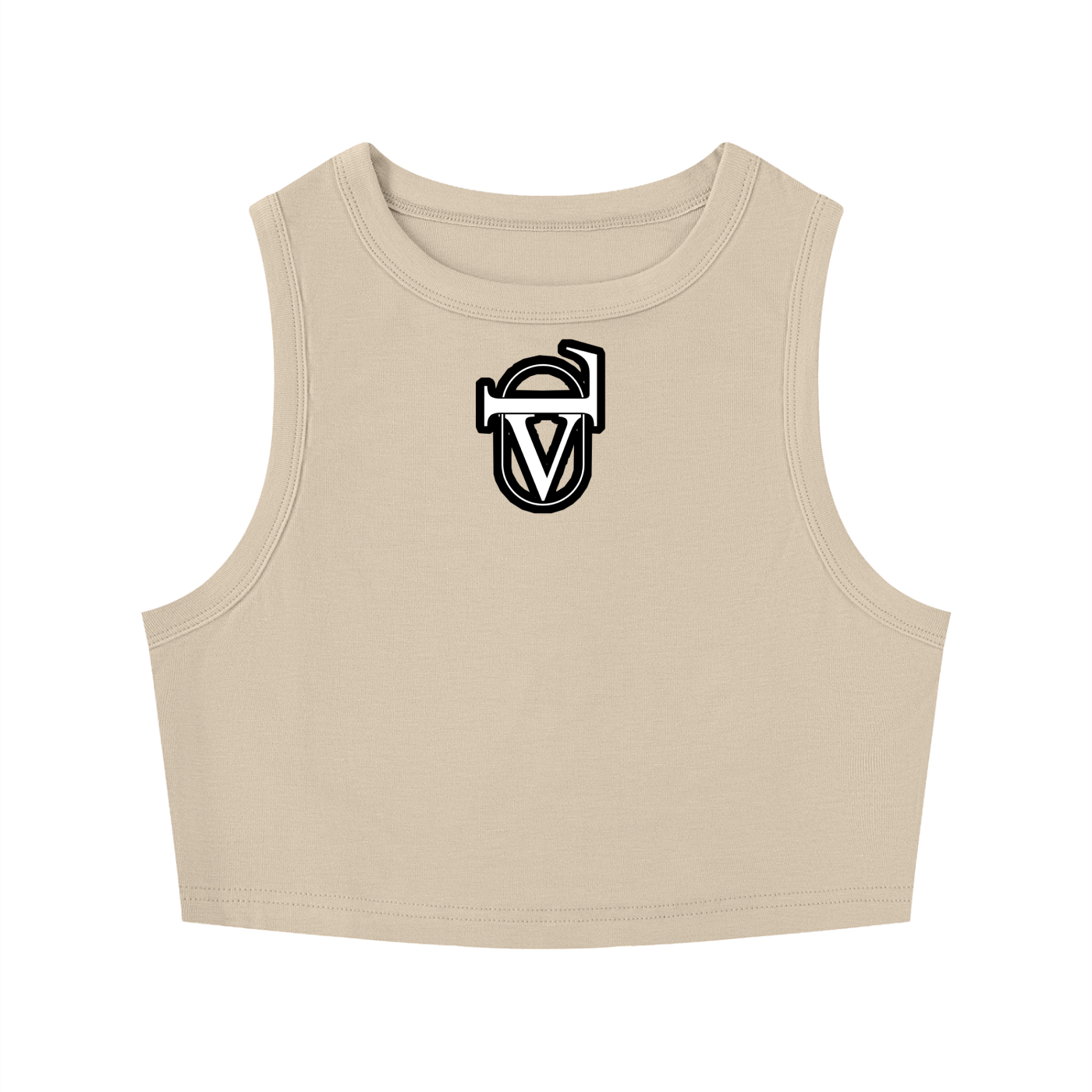 Women's Tight Crewneck Crop Tank Top
