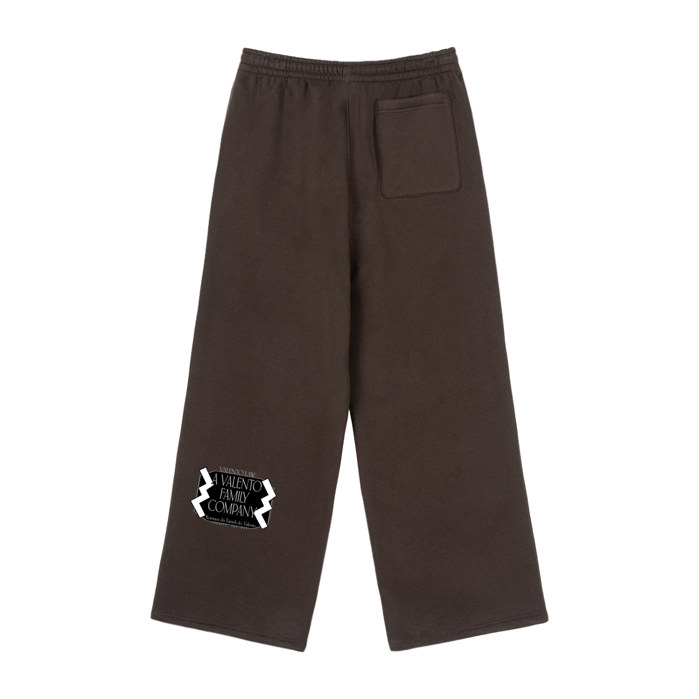 Fleece Drawstring Straight-Leg Sweatpants