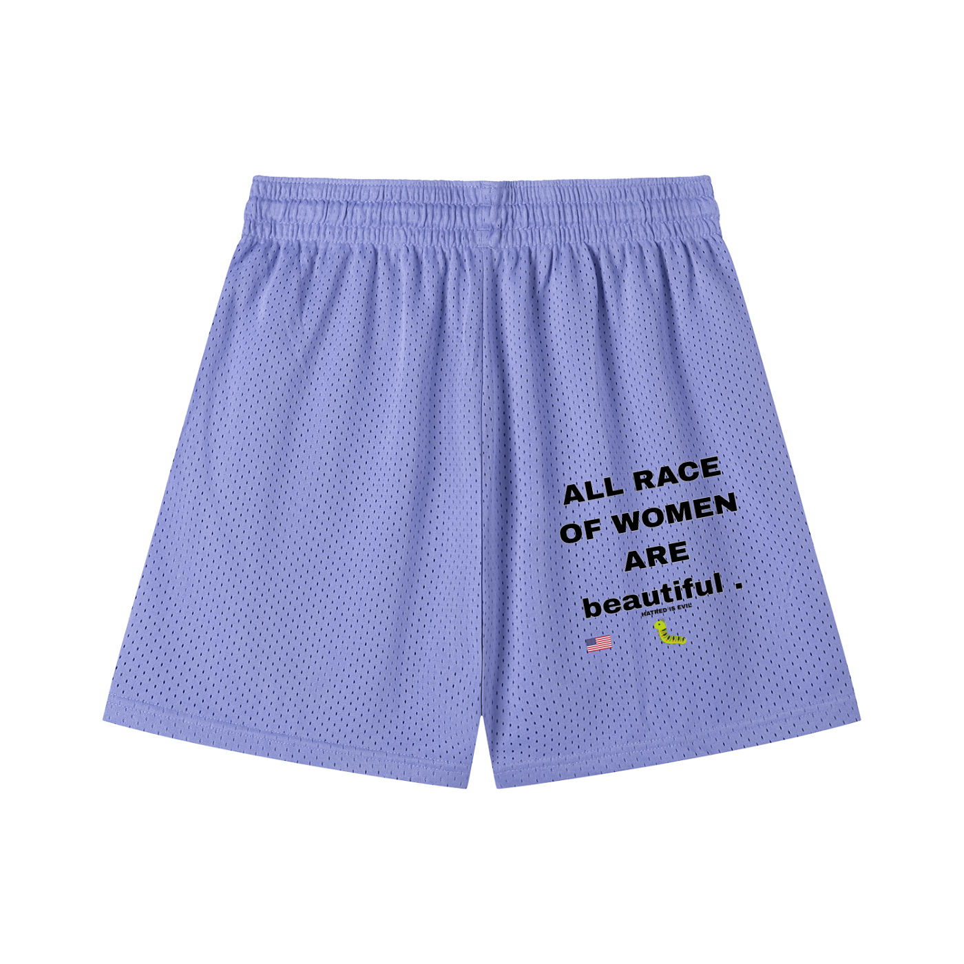 Mesh Drawstring Shorts