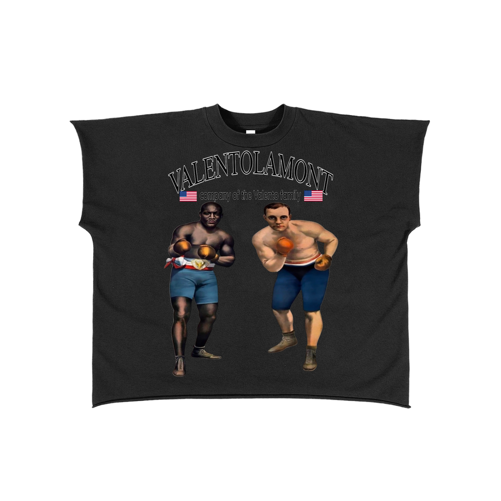 Raw Edge Boxy Non-Shrink T-Shirt