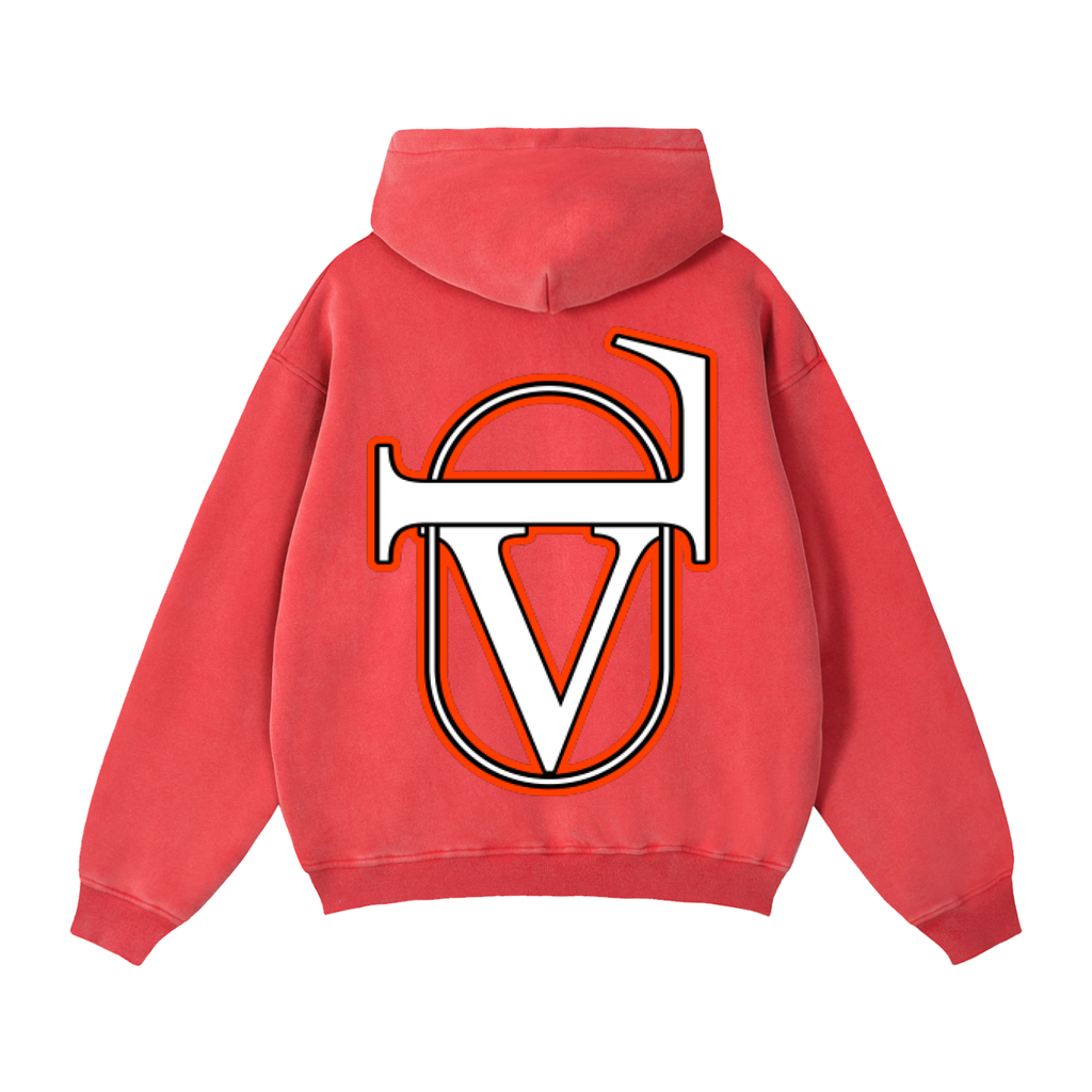 Zip-Through Boxy Fleece Hoodie