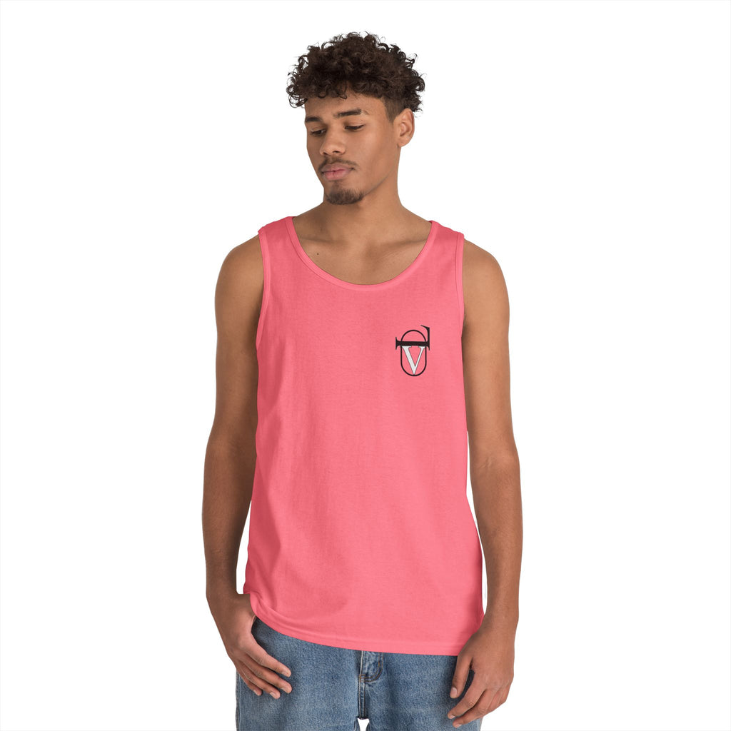 Unisex Heavy Cotton Tank Top - Comfortable Graphic Sleeveless Tee for Casual Wear, Summer Events, Gym, and Gifts