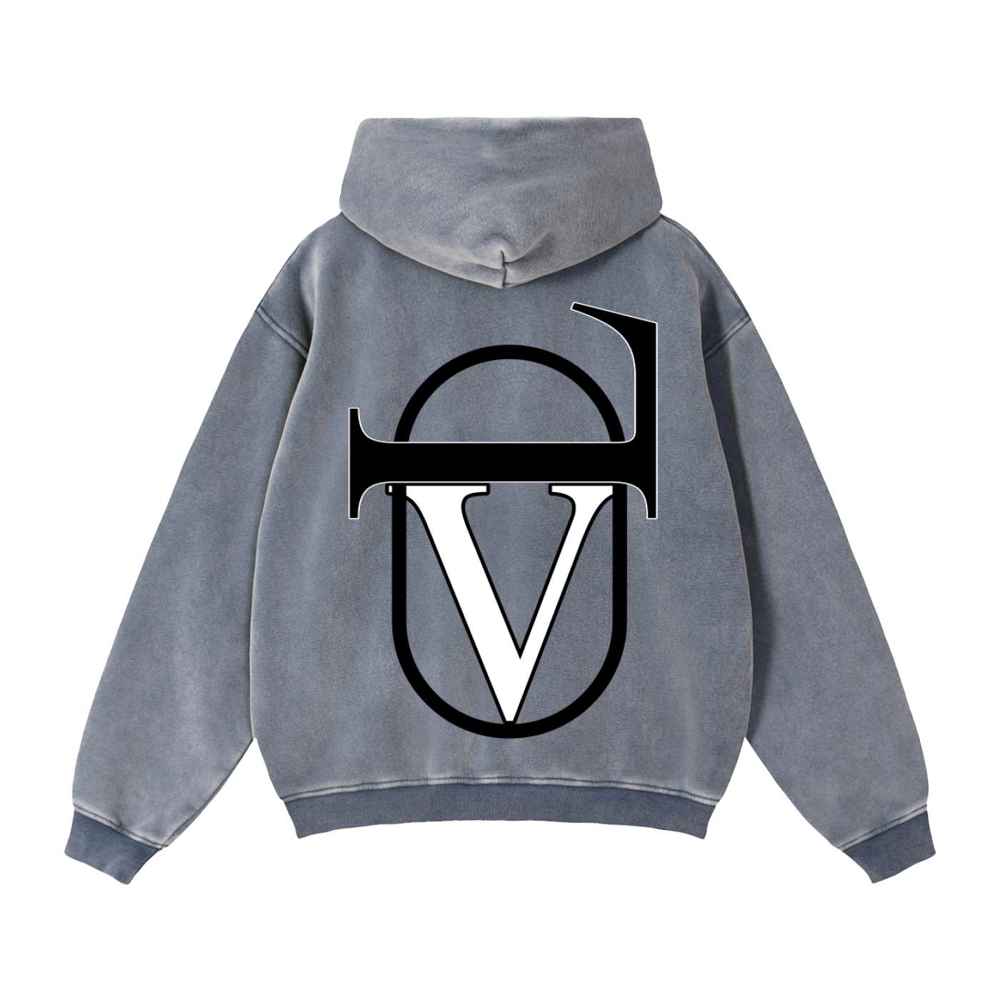 Zip-Through Boxy Fleece Hoodie