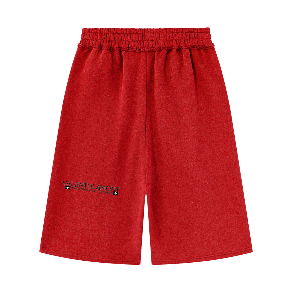 V  Raw Edge Fleece Shorts