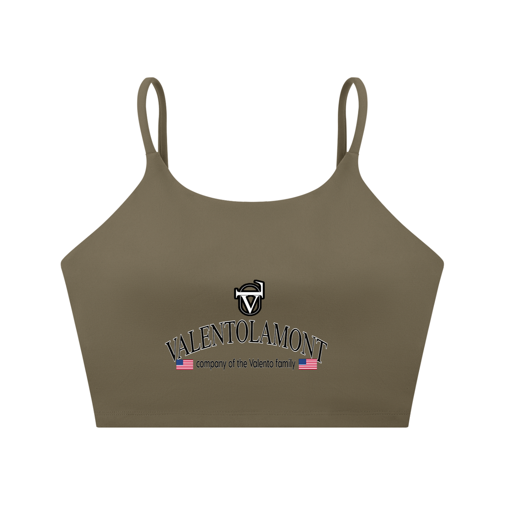 Spaghetti Strap Yoga Sports Bra
