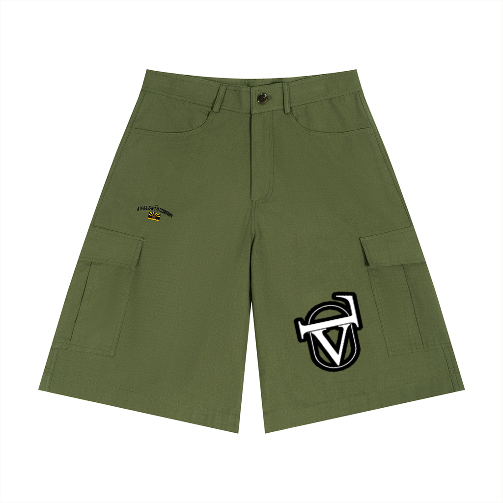 Unisex Woven Cargo Shorts