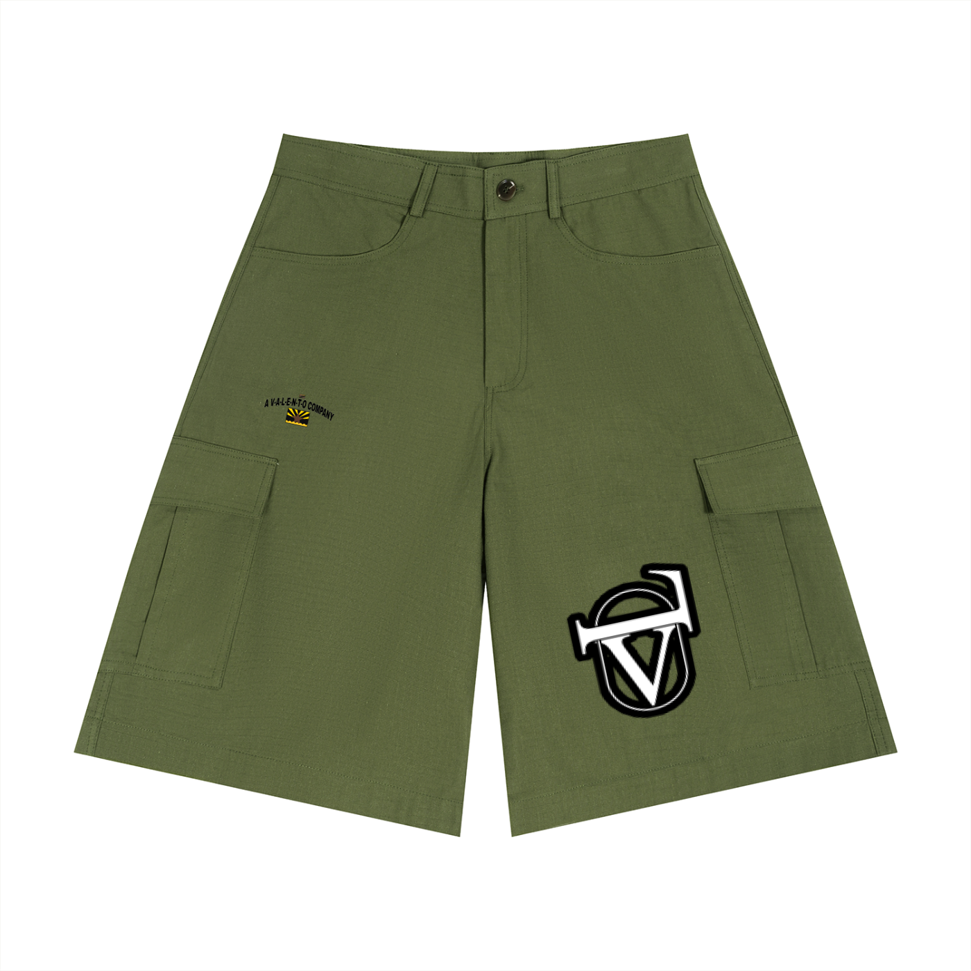 Unisex Woven Cargo Shorts