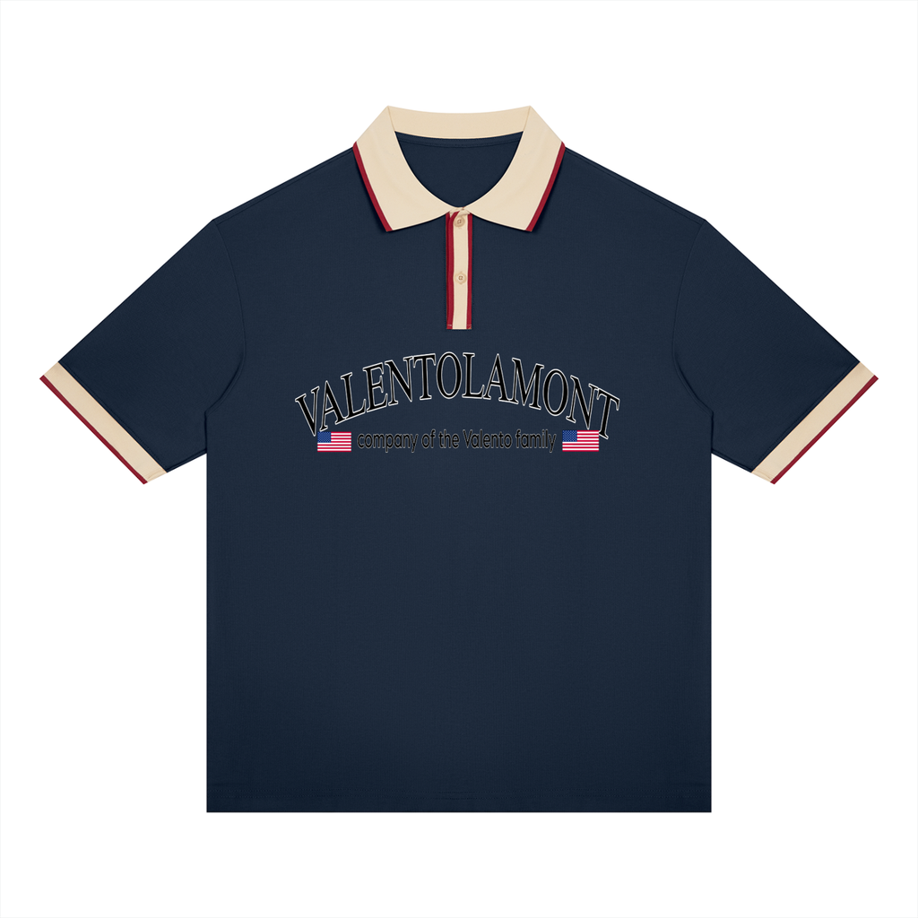 V Block Polo Shirt