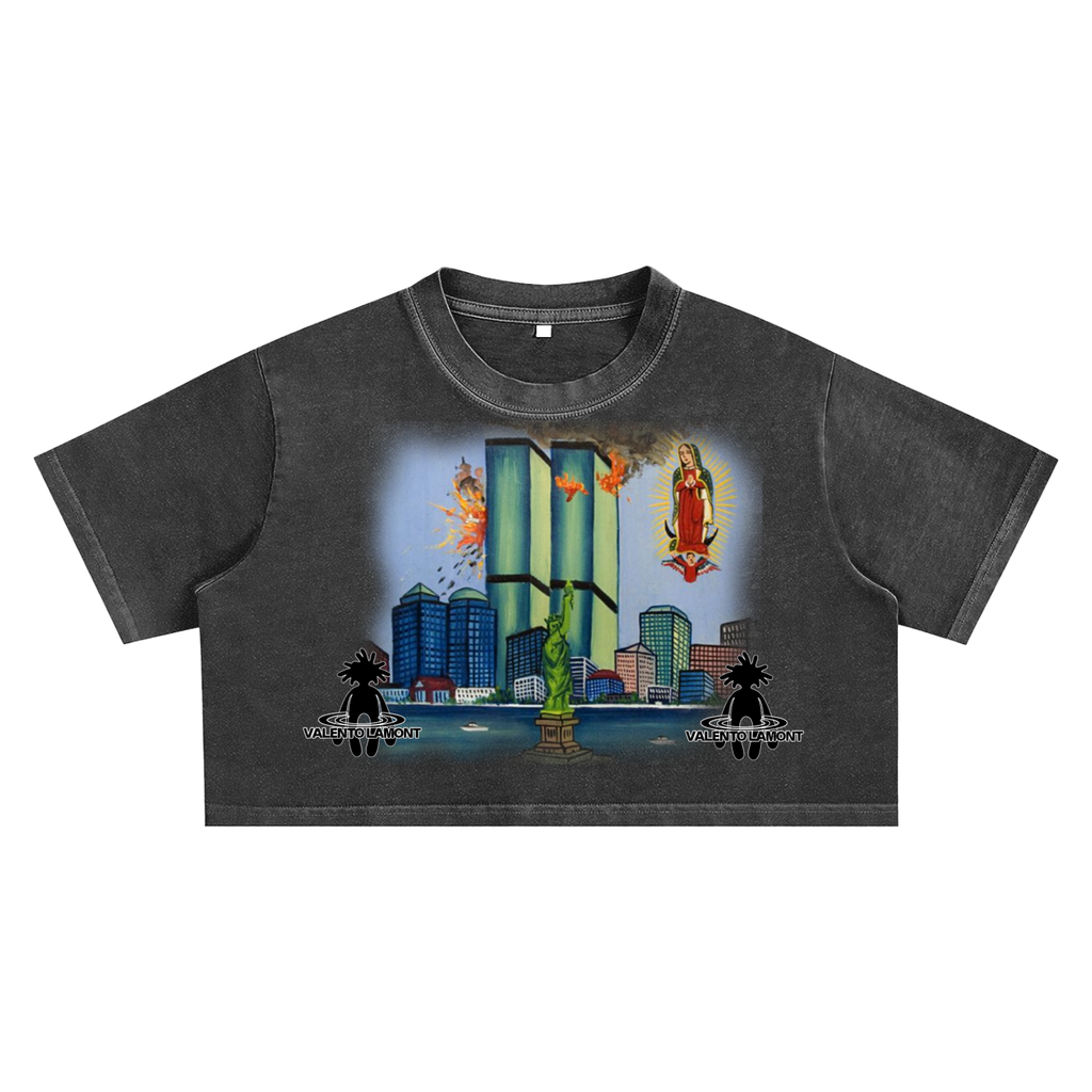 Snow Washed Crop Top