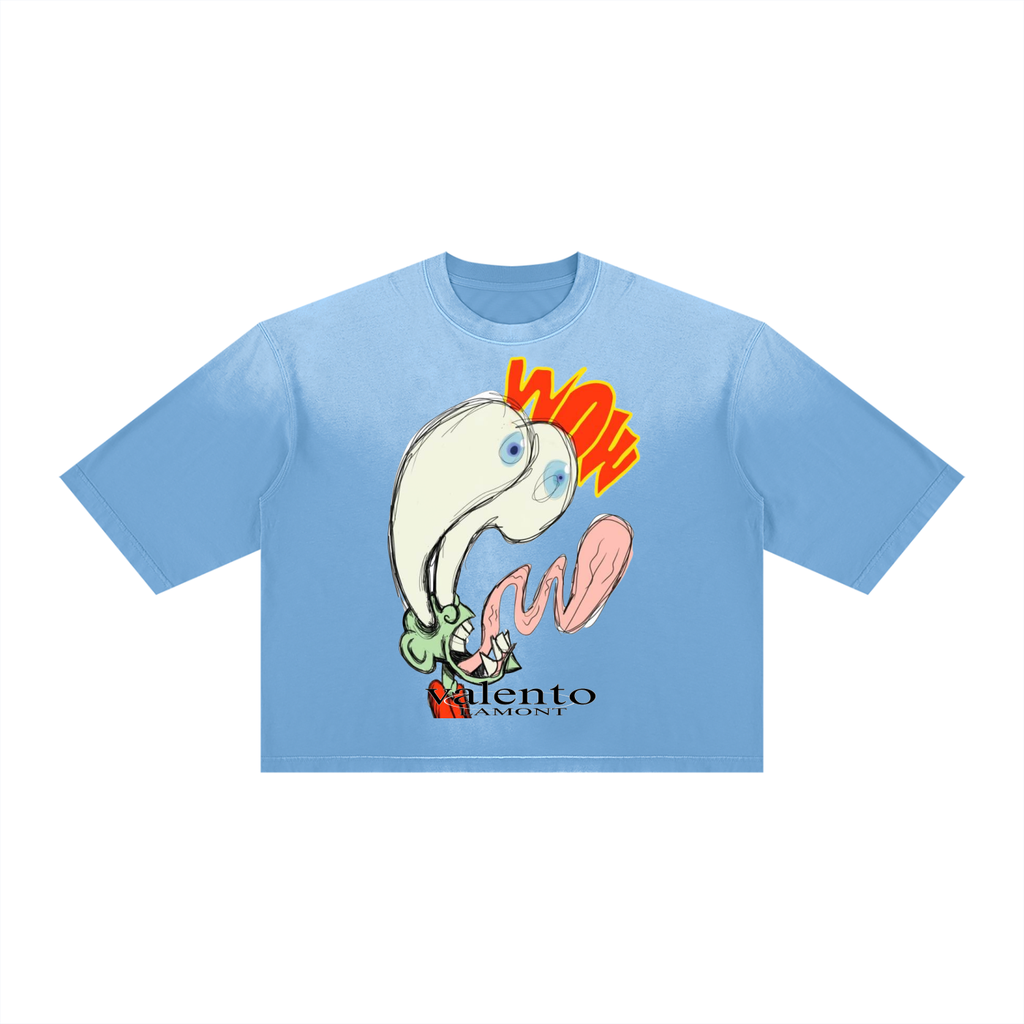 Unisex Vintage Wash Sunfade Boxy T-Shirt