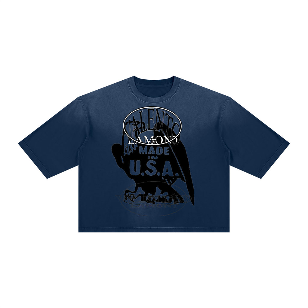 Unisex Vintage Wash Sunfade Boxy T-Shirt