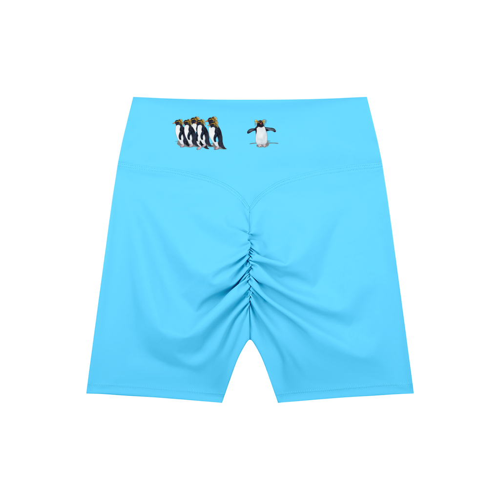 High-Waisted Blend Biker Shorts