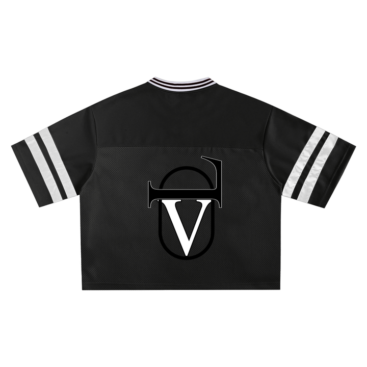 Taped Mesh Boxy T-Shirt