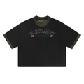 Unisex Mineral Washed Boxy Panel T-Shirt