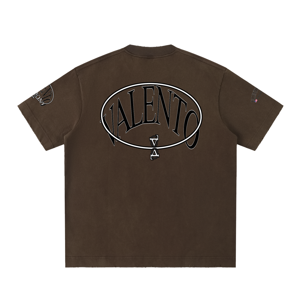 Heavyweight Vintage Washed Frayed T-Shirt