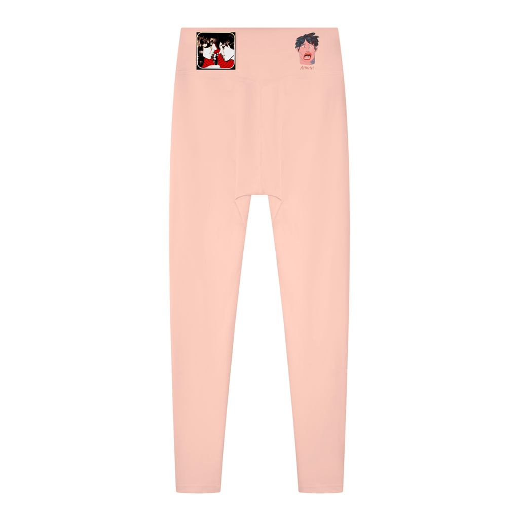 Women's Solid High Rise Leggings