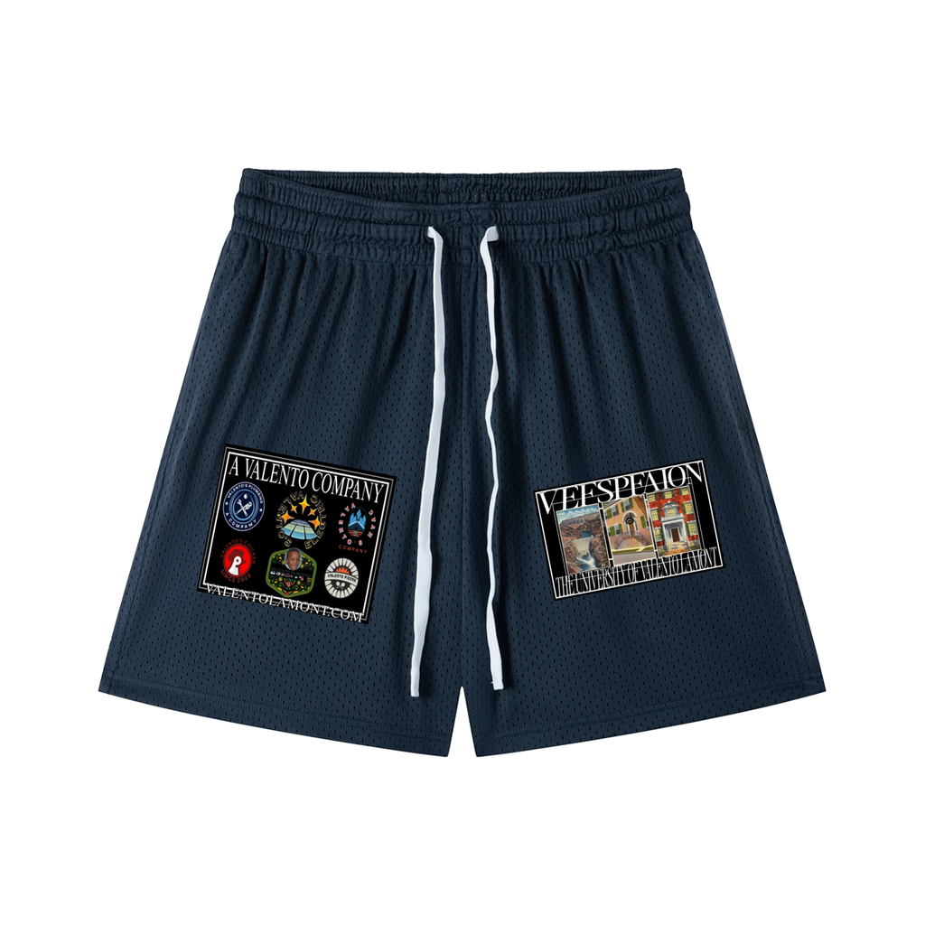 Mesh Drawstring Shorts