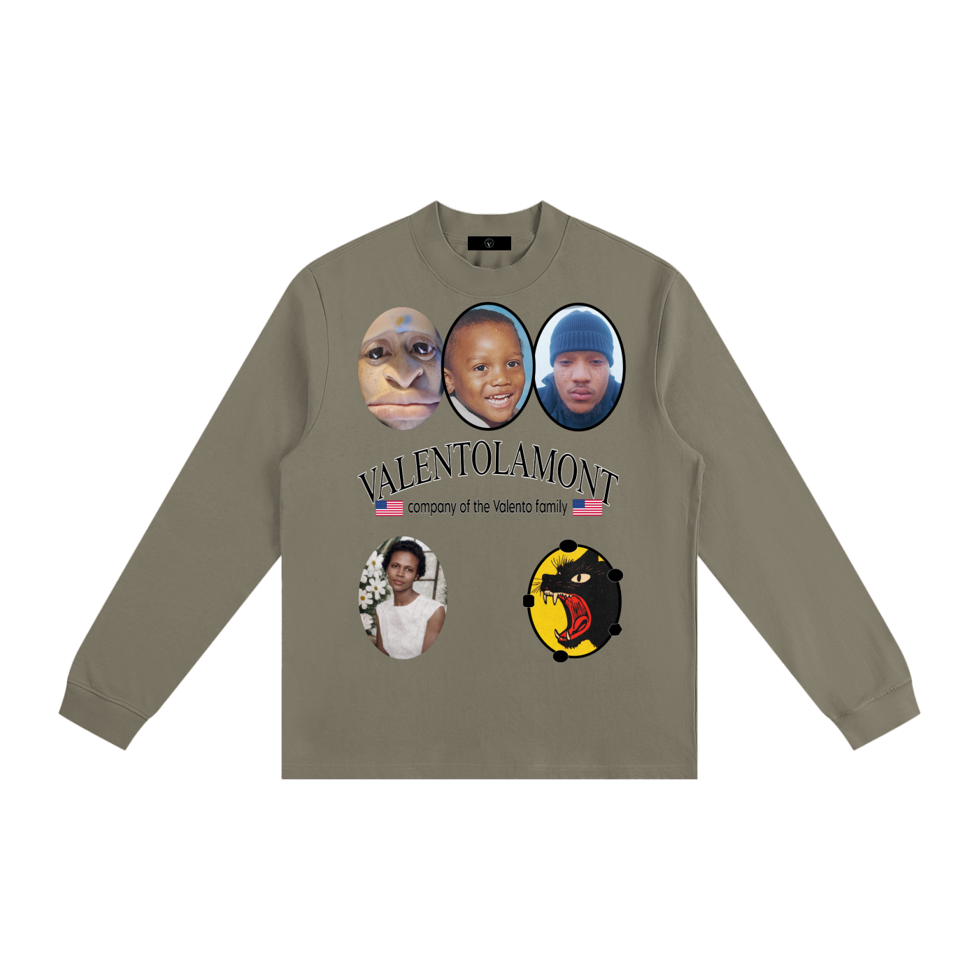 Essential Non-Shrink Mock Neck Sweatshirt