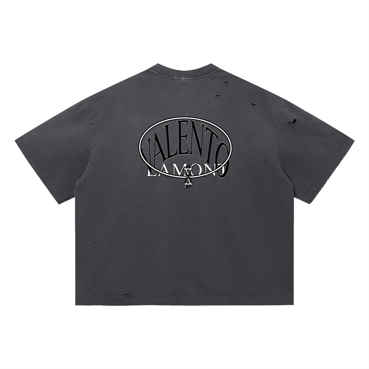 Vintage Washed Distressed Boxy Oversized T-Shirt