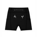 Women's High-Waisted Pocket Biker Shorts