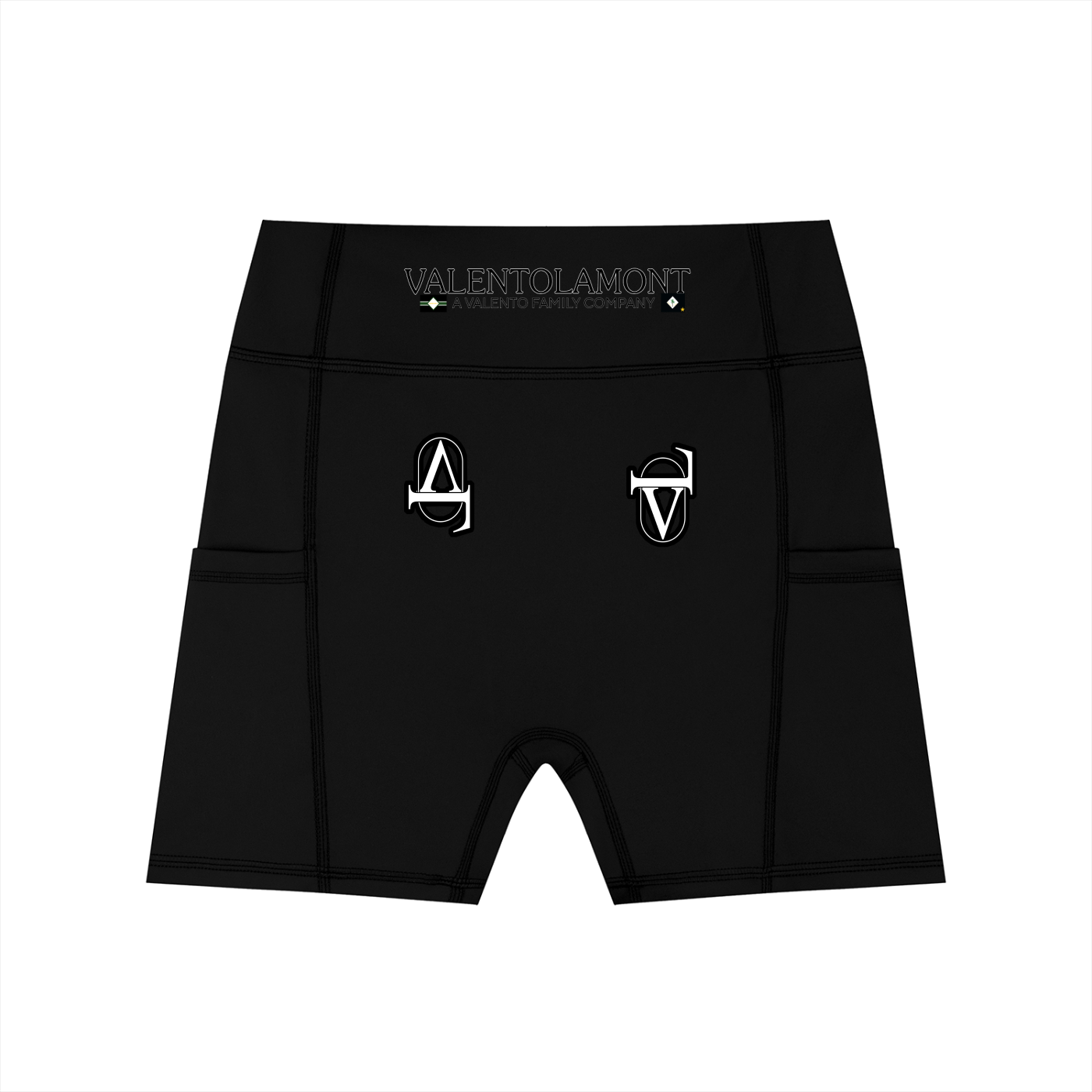 Women's High-Waisted Pocket Biker Shorts