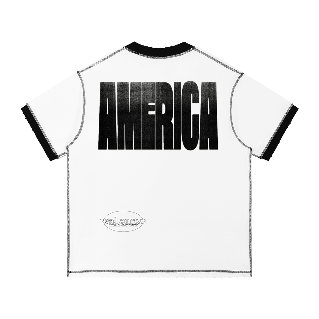 Unisex Contrast-Stitched Ringer T-Shirt