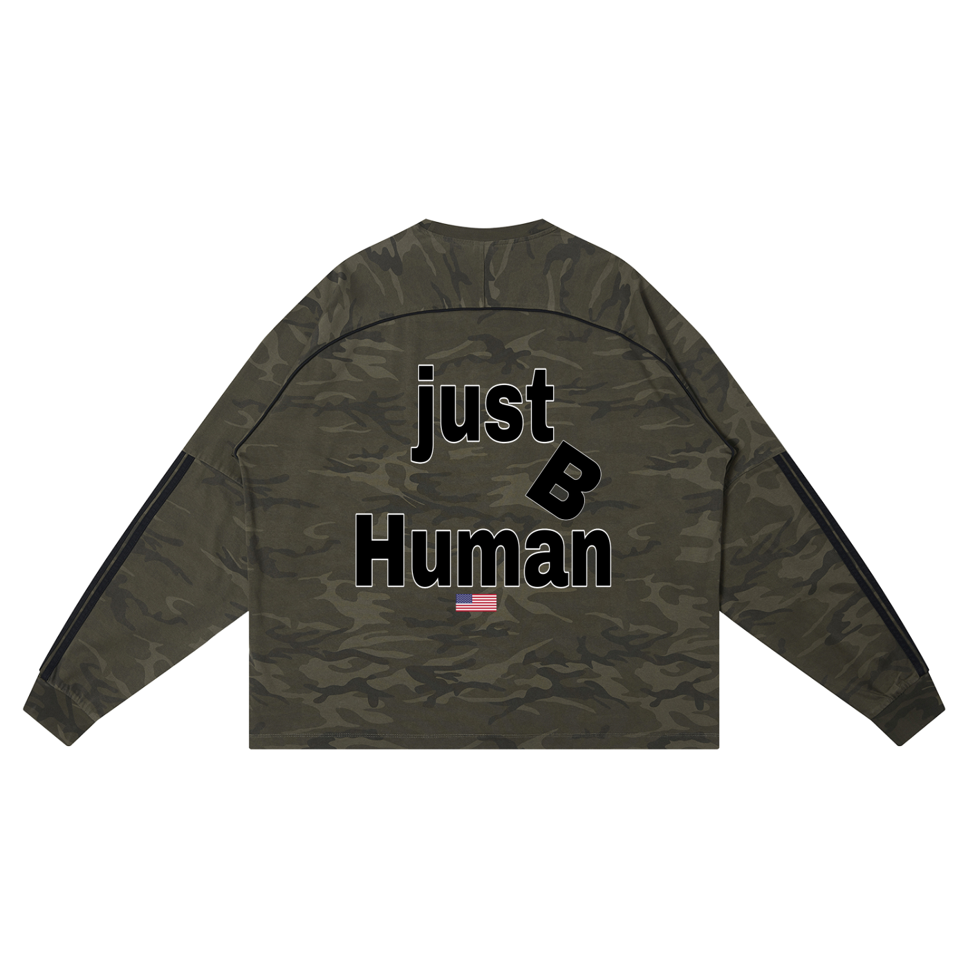 Unisex Camo Loose Long Sleeve T-Shirt