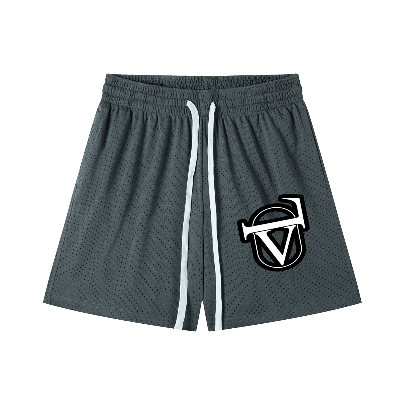 Mesh Drawstring Shorts