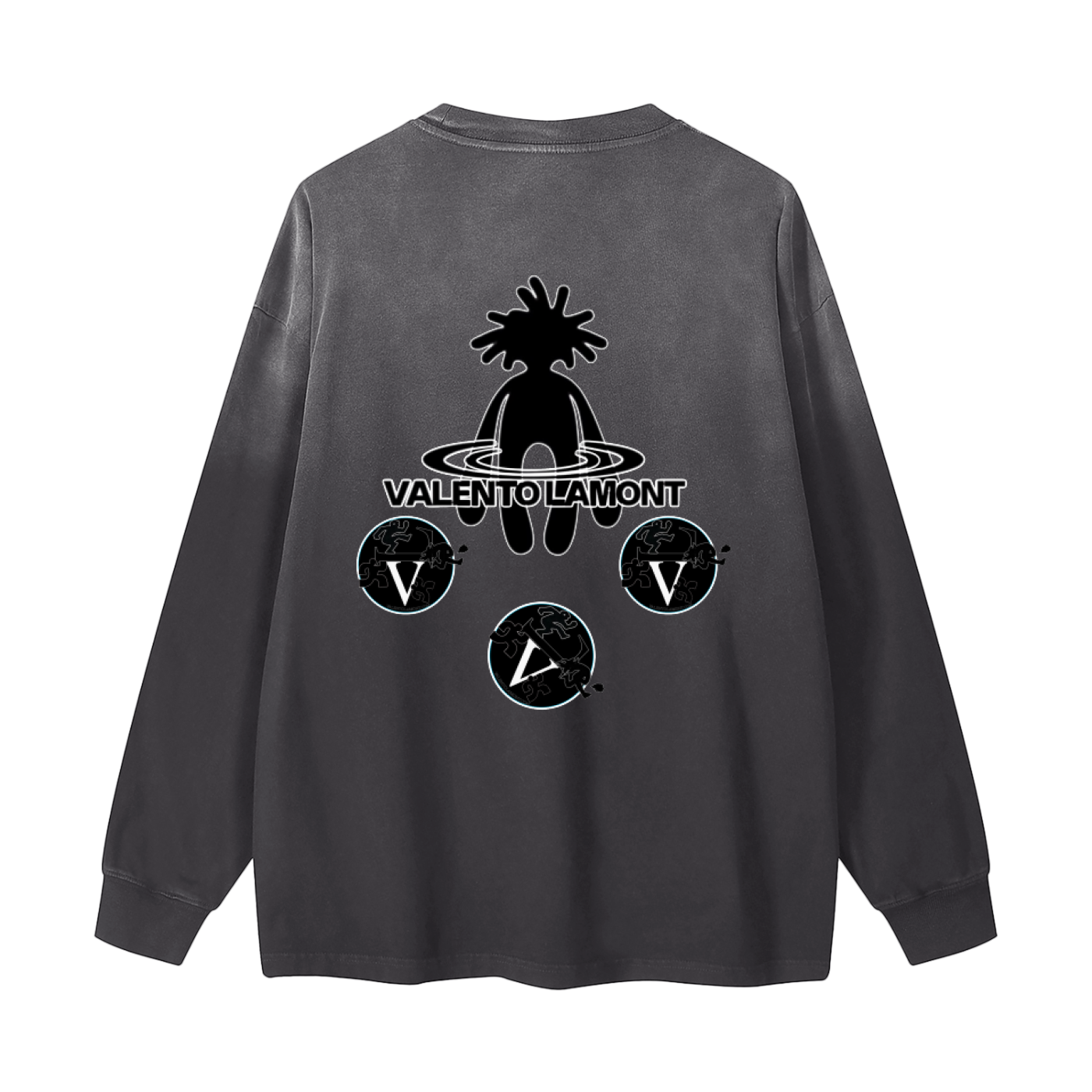 Gradient Vintage Washed Long Sleeve Tee - 270 GSM