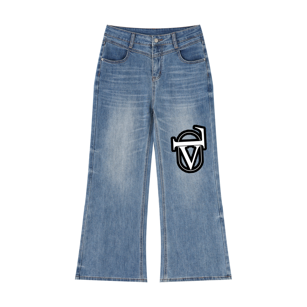 Women’s Vintage Wash Wide Leg Jeans