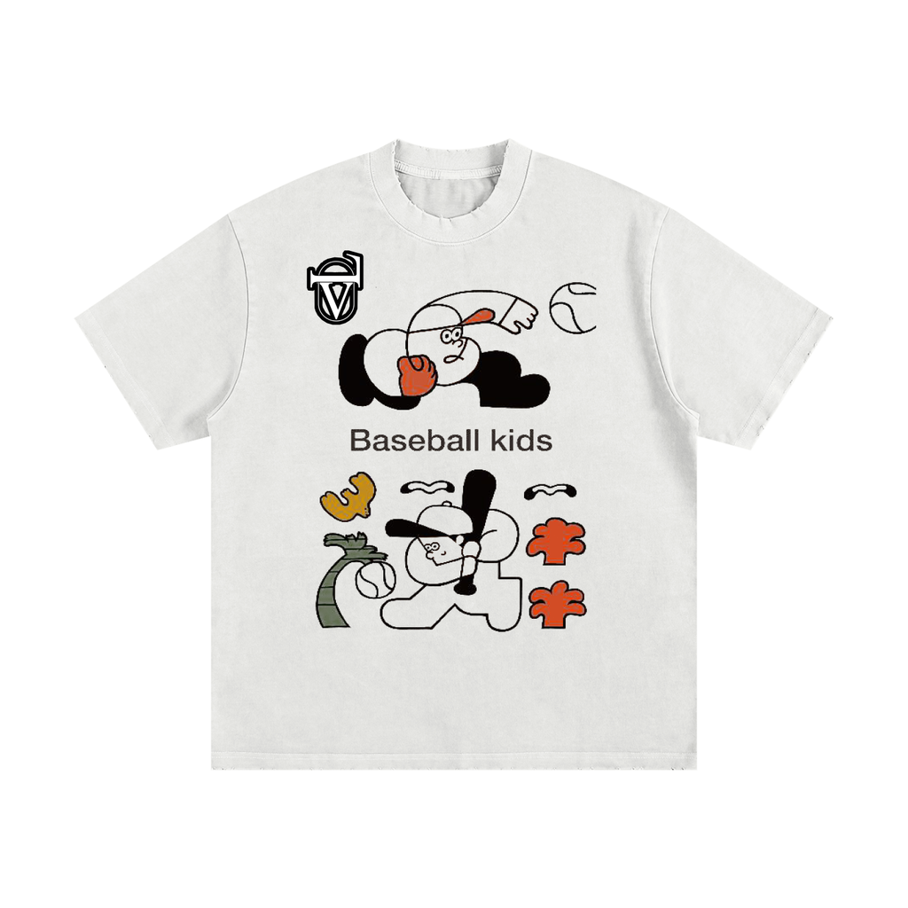 Heavyweight Vintage Washed Frayed T-Shirt