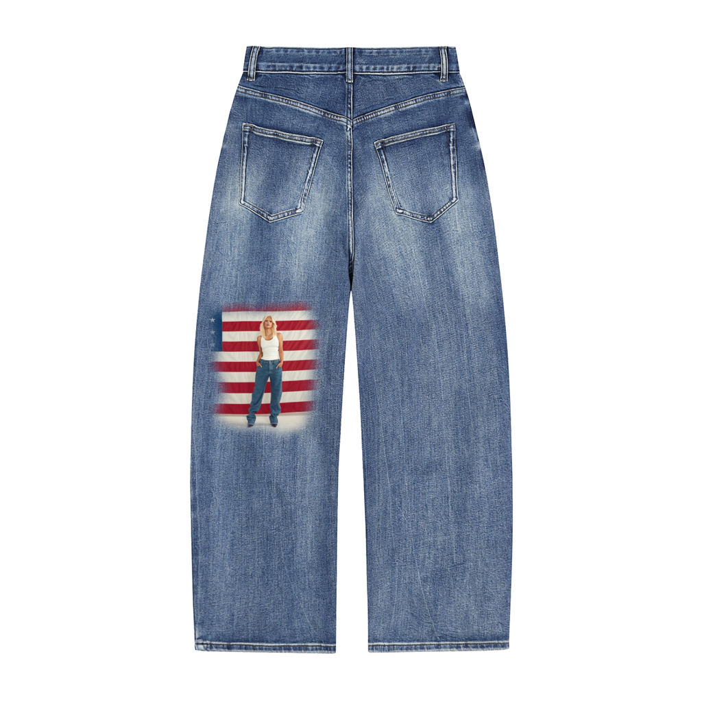 Sun Fade Heavyweight Denim Jeans