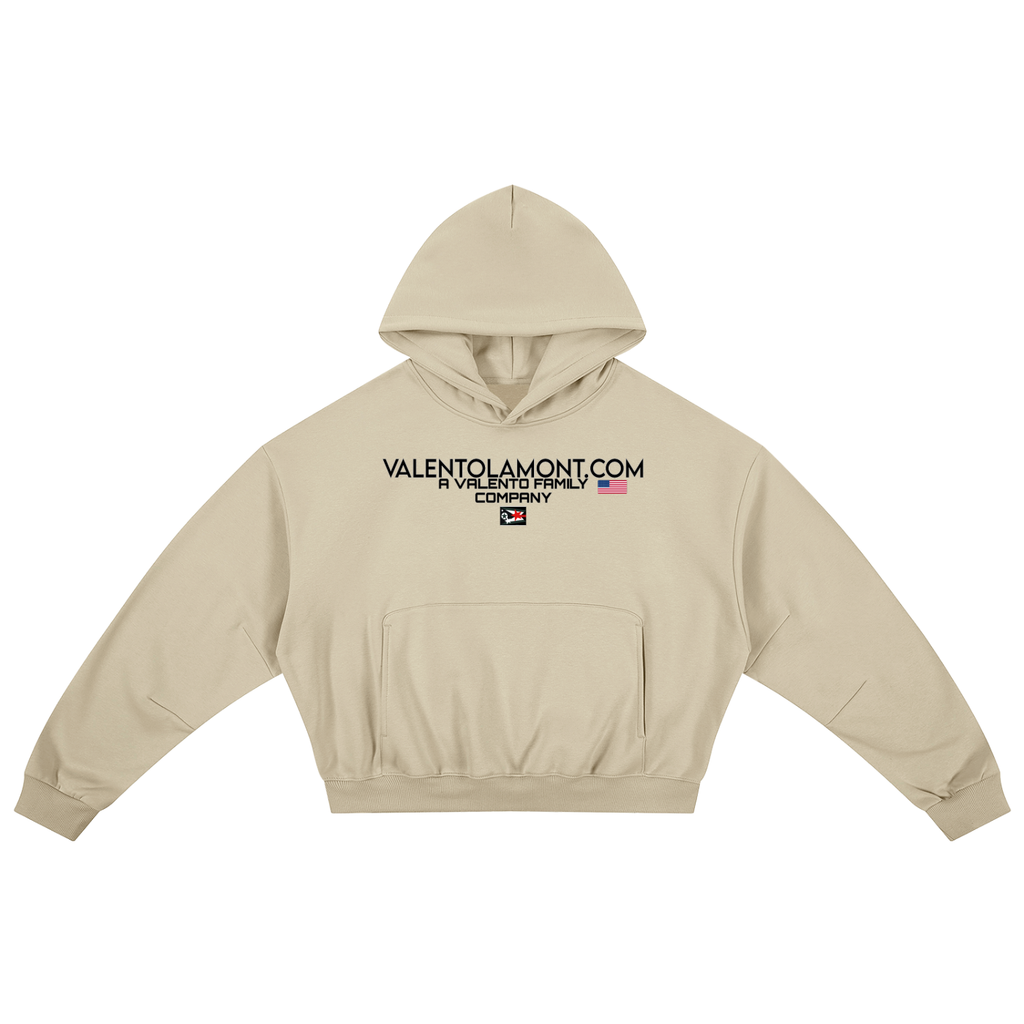 Essential Boxy Darted Sleeve Hoodie