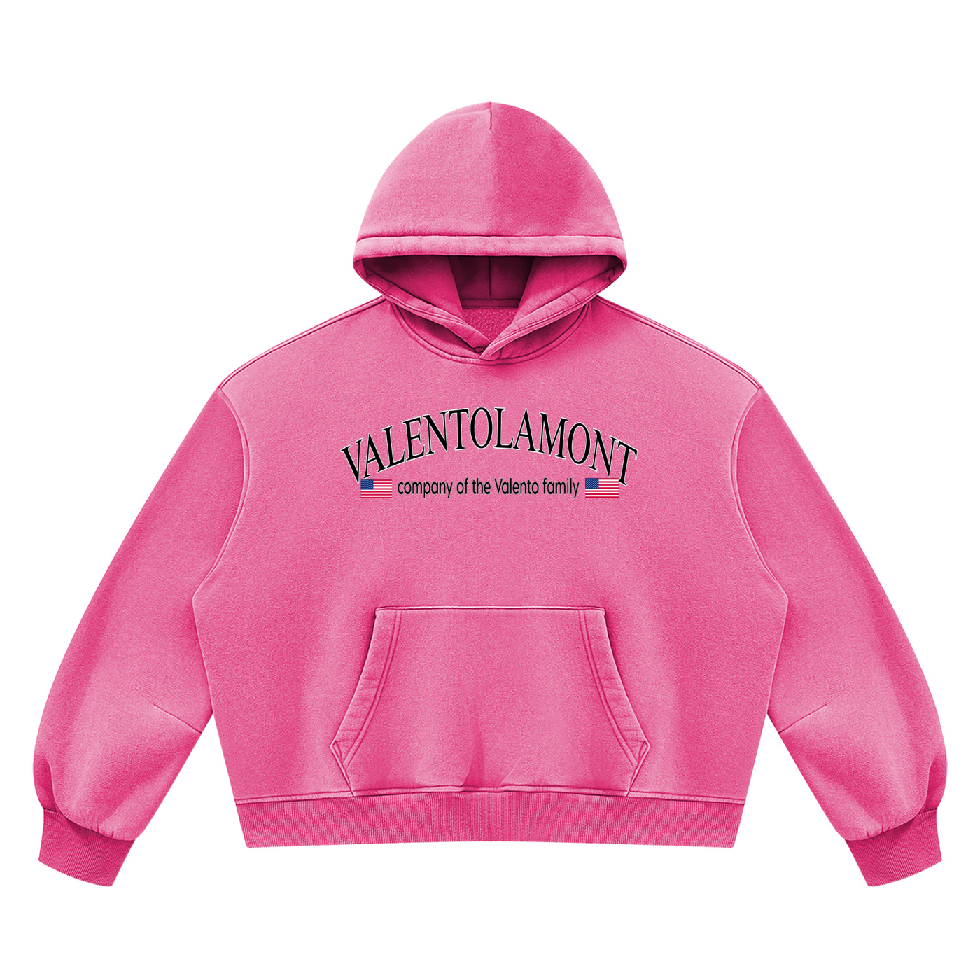V Wash Boxy Fleece Hoodie
