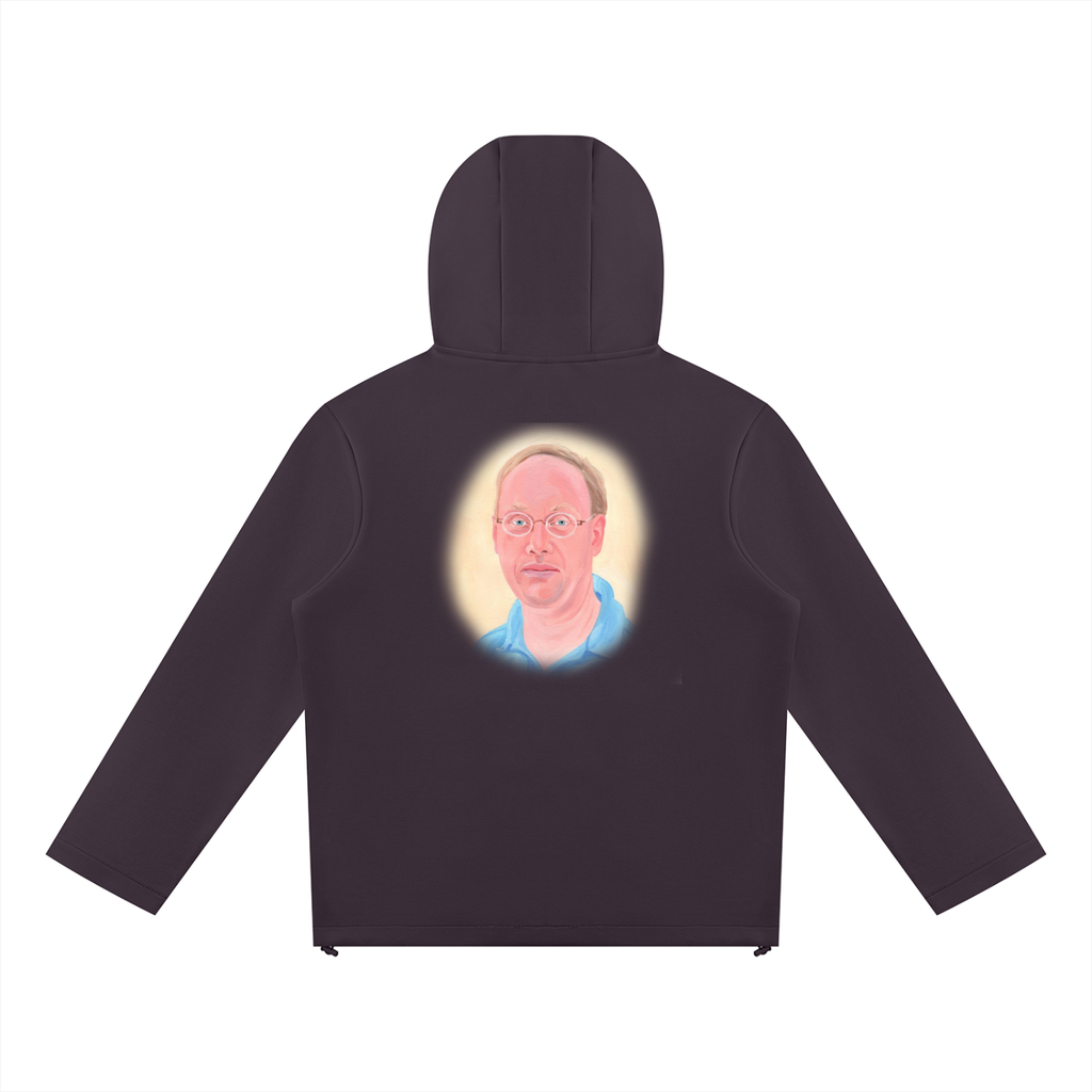Unisex Paneled Full Zip Hoodie