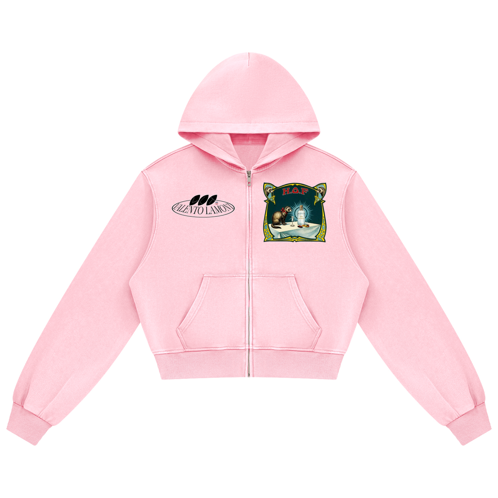 Women's Mineral Wash Full Zip Hoodie