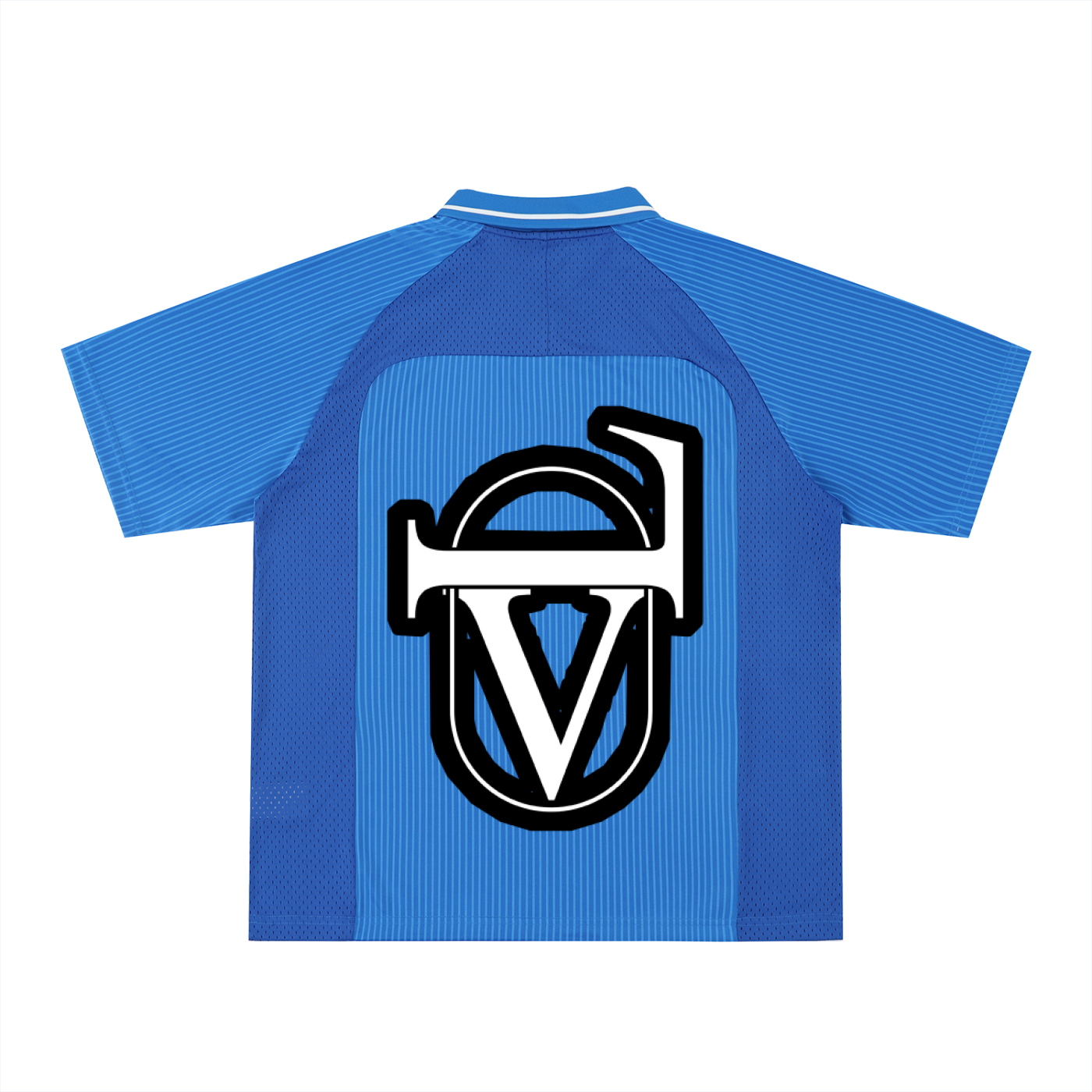 Striped V-Neck Soccer Jersey