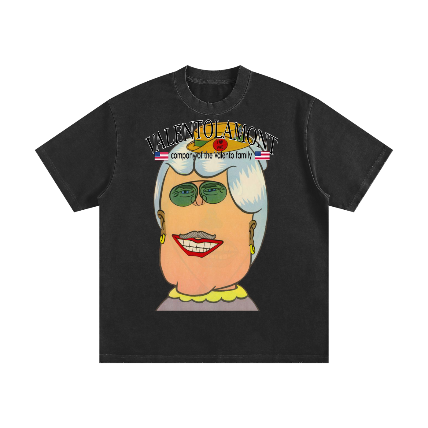 Heavyweight Vintage Washed Frayed T-Shirt